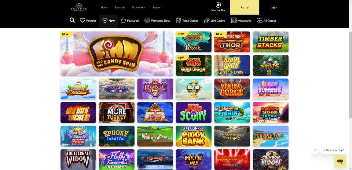 Fortune Mobile Casino Slots Background Image