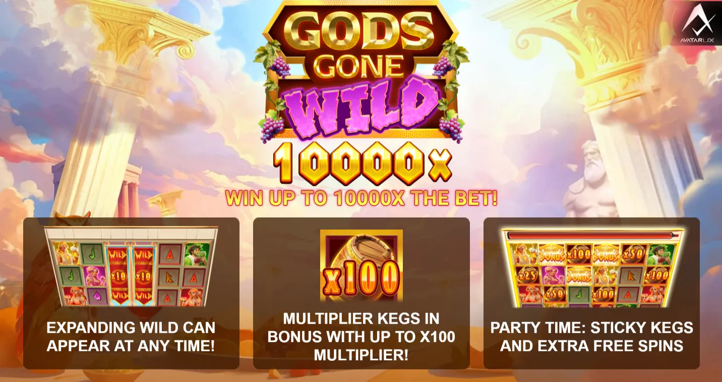 Gods Gone Wild Background Image