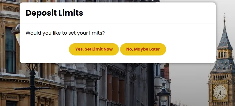 Deposit Limits Background Image