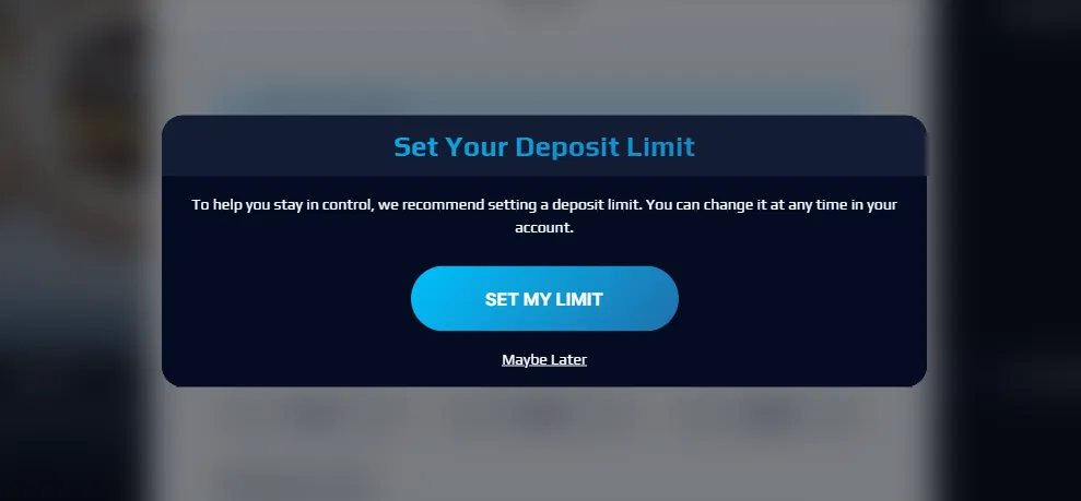 NetBet Set A Deposit Limit Background Image