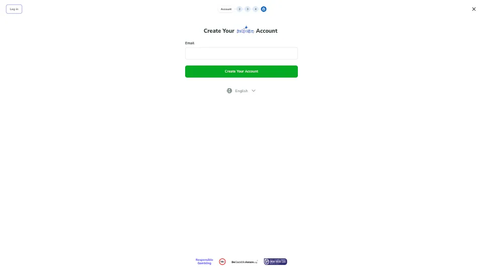 JackpotJoy Casino How To Sign Up Step 1 Background Image