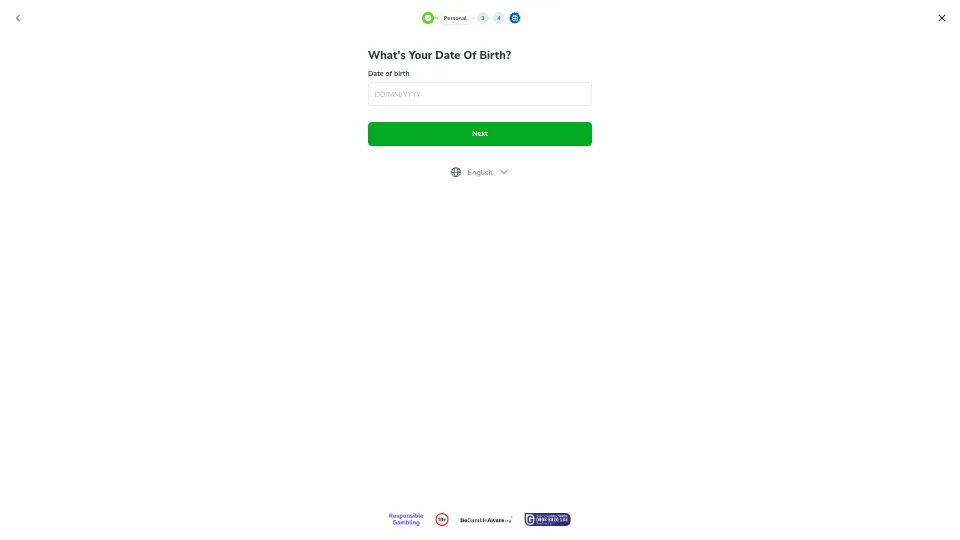 JackpotJoy Casino How To Sign Up Step 3 Background Image