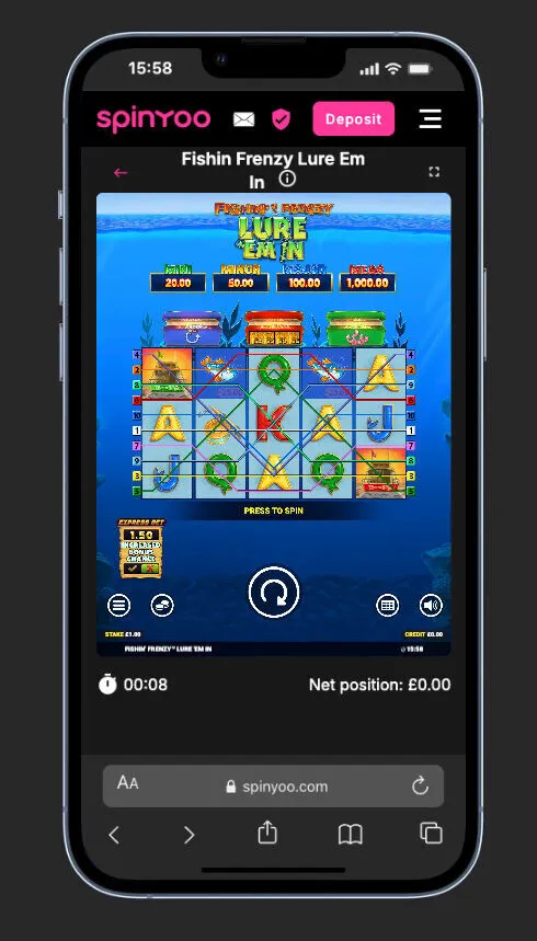 SpinYoo Casino Mobile Game Appearance Background Image