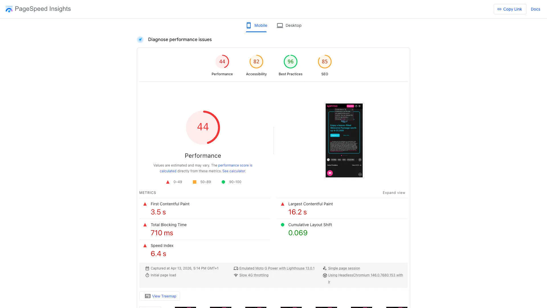 SpinYoo Casino Mobile Performance Insights Background Image
