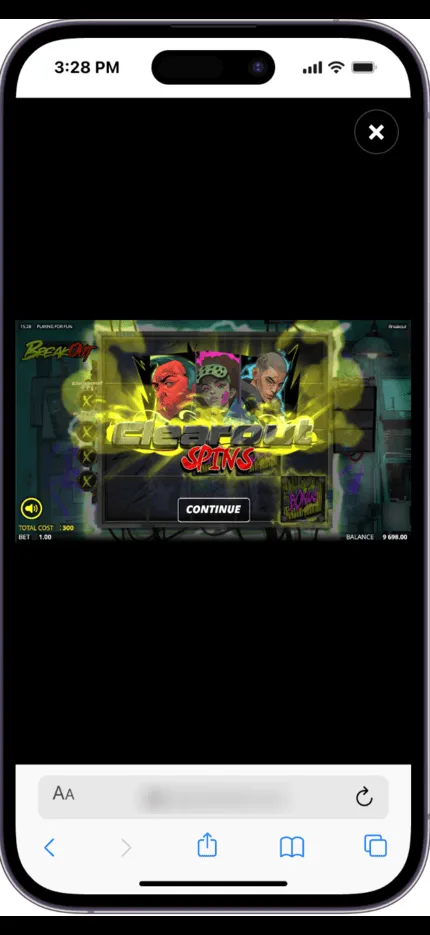 Breakout Slot Mobile 3 Background Image