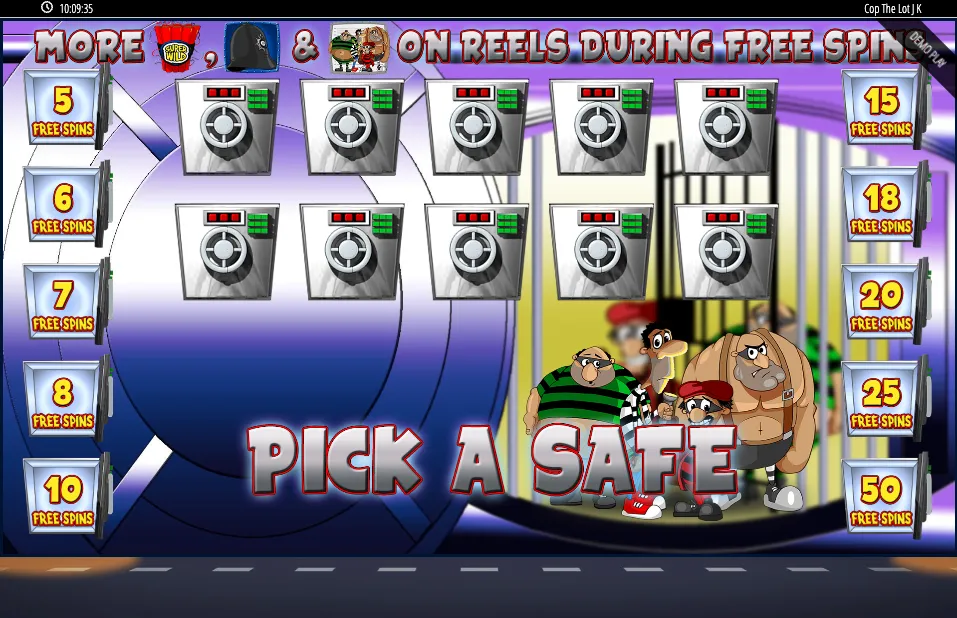 Cop The Lot Slot Smash ‘n’ Grab 1 Background Image