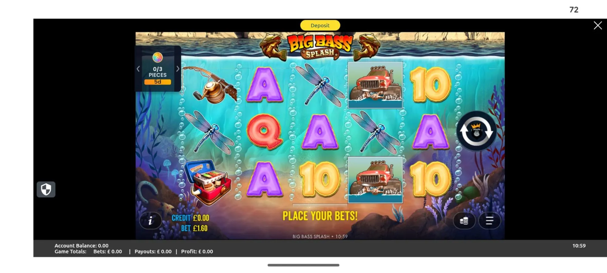 DrueckGlueck Casino Mobile 2 Background Image