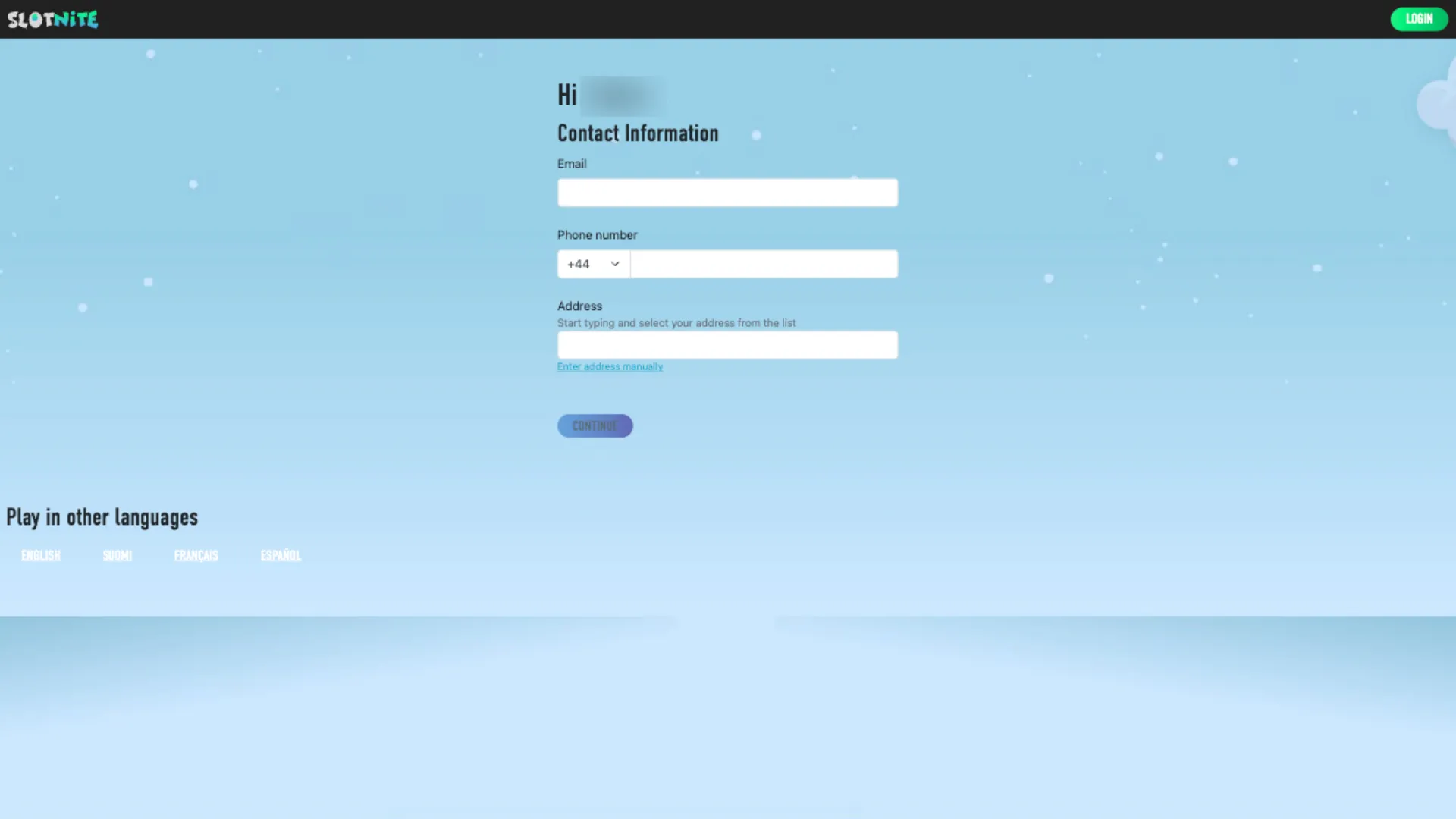 Slotnite How To Sign Up Step 3 Background Image