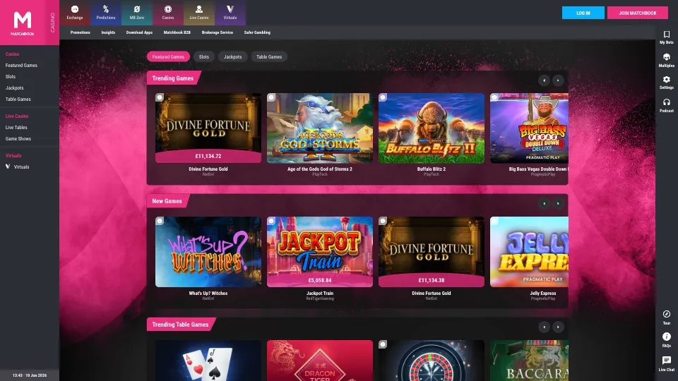 Matchbook Casino How To Sign Up Step 1 Background Image