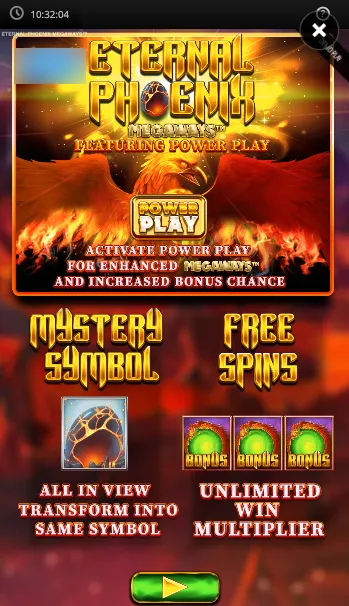 Eternal Phoenix Megaways Mobile 3 Background Image