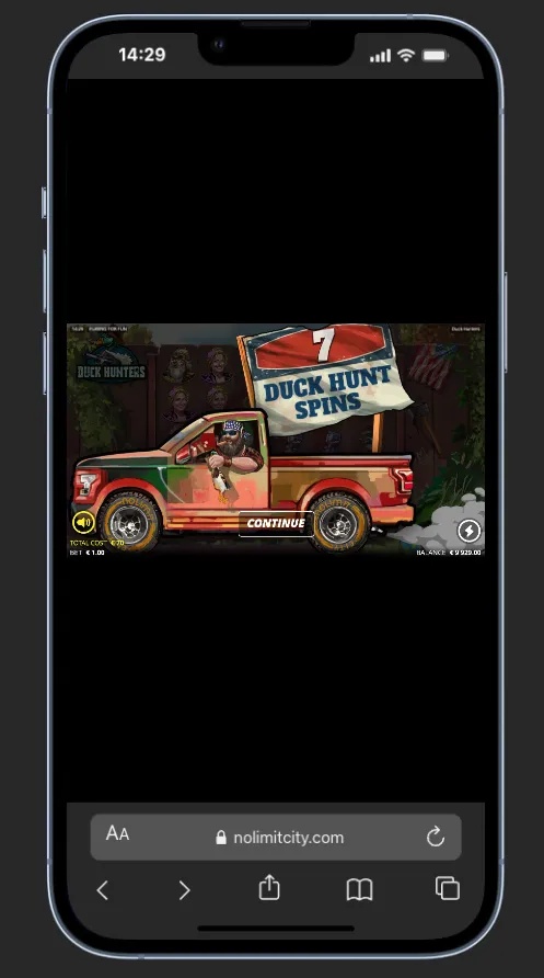 Duck Hunters Slot Mobile 2 Background Image