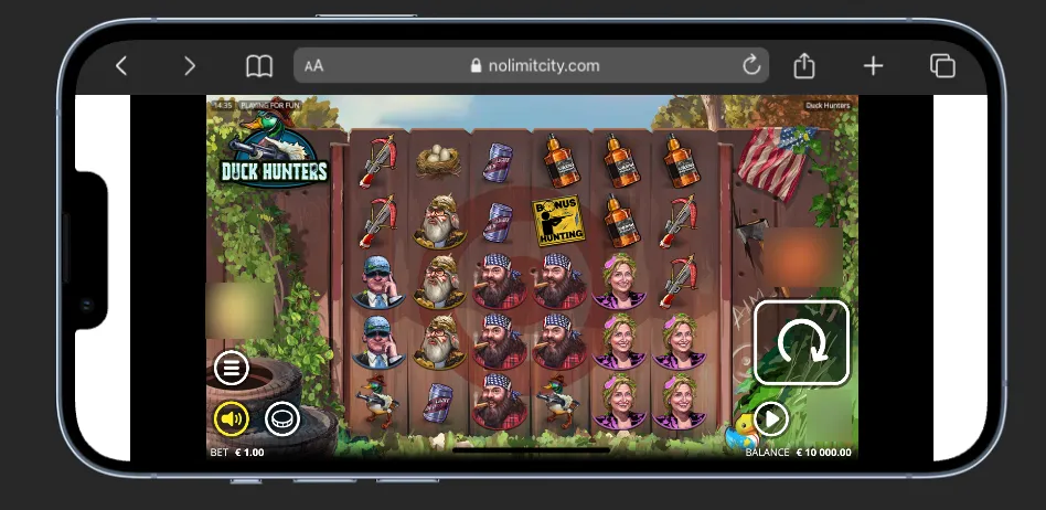 Duck Hunters Slot Mobile 3 Background Image