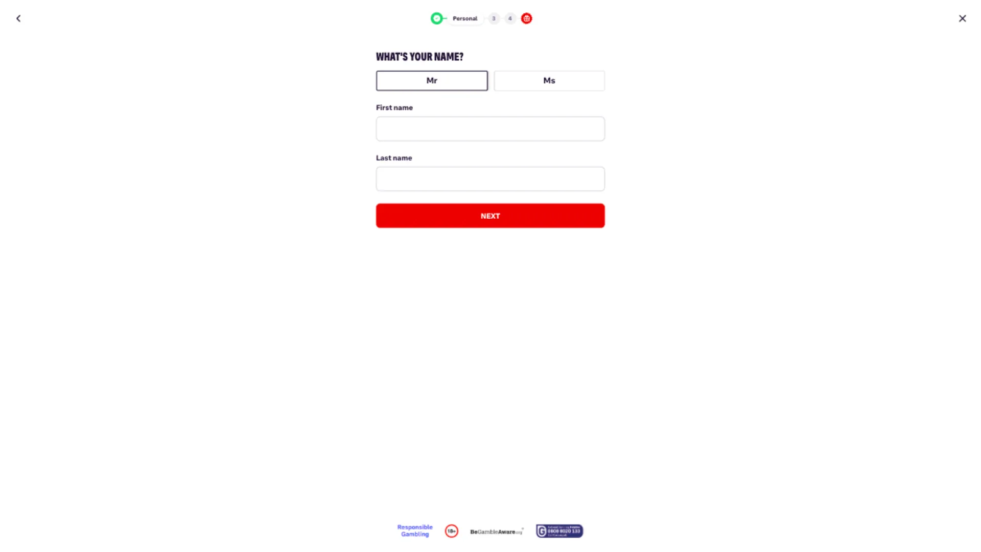 Add Your Name To Create A Bally Casino Account Background Image