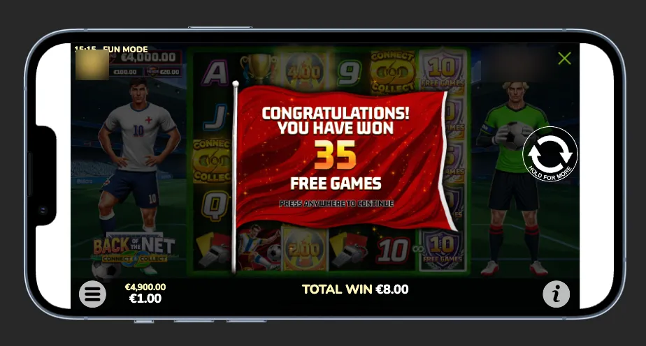 Back Of The Net: Connect & Collect Mobile 1 Background Image