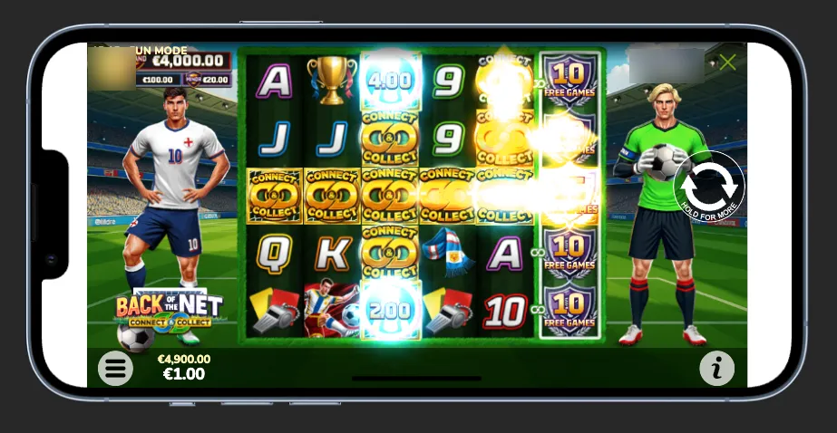 Back Of The Net: Connect & Collect Mobile 2 Background Image