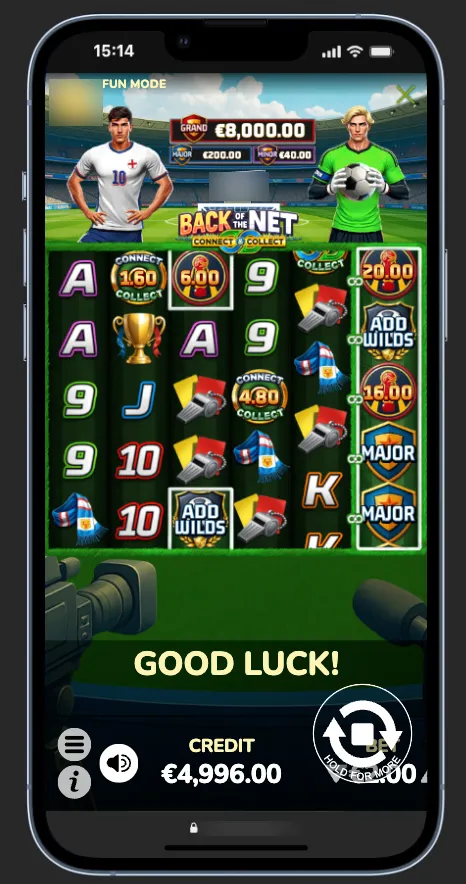 Back Of The Net: Connect & Collect Mobile 3 Background Image