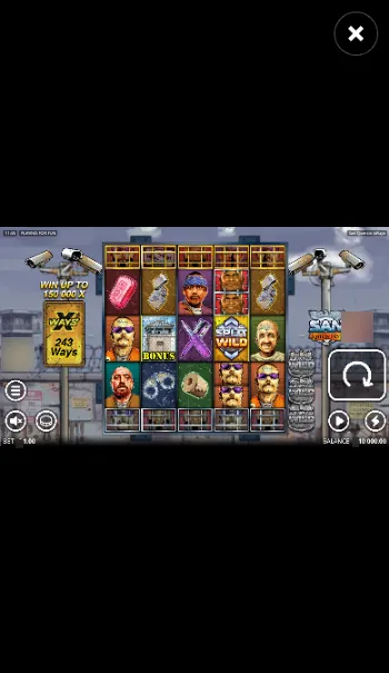 San Quentin Slot Mobile 2 Background Image