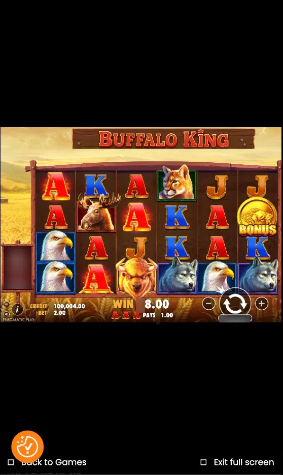 Buffalo King Slot Mobile 2 Background Image