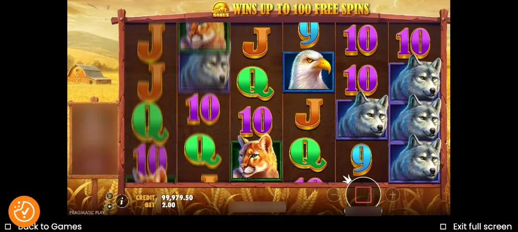 Buffalo King Slot Mobile 3 Background Image
