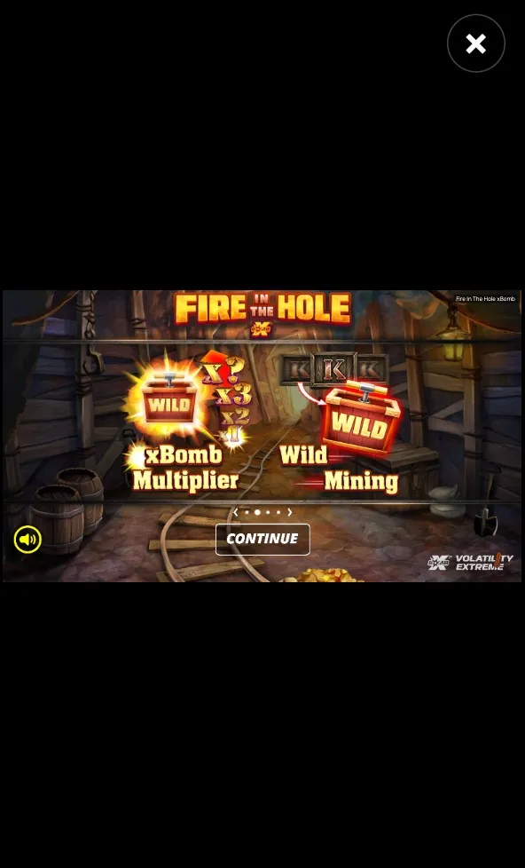 Fire In The Hole Slot Mobile 1 Background Image