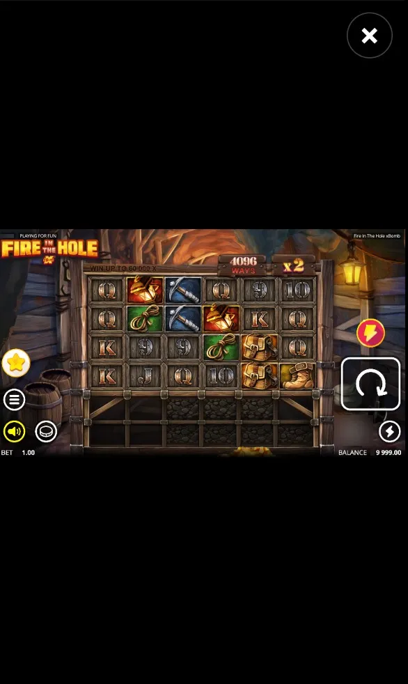 Fire In The Hole Slot Mobile 2 Background Image