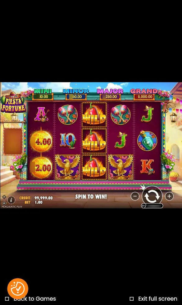 Fiesta Fortune Mobile Slot Game Background Image