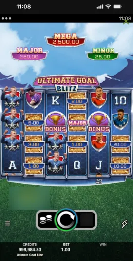 Ultimate Goal Blitz Slot Mobile 1 Background Image