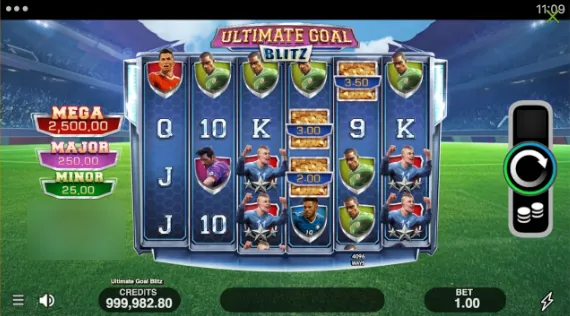 Ultimate Goal Blitz Slot Mobile 2 Background Image