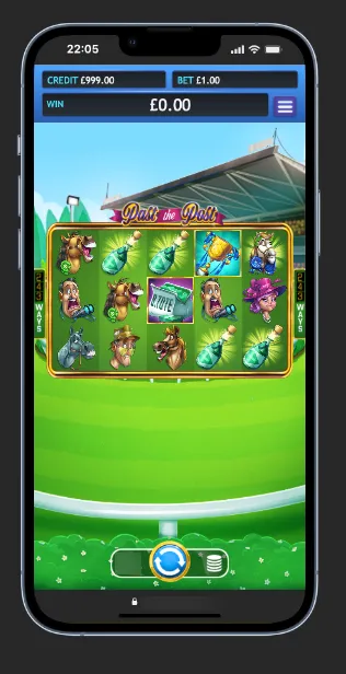 Past The Post Slot Mobile 1 Background Image