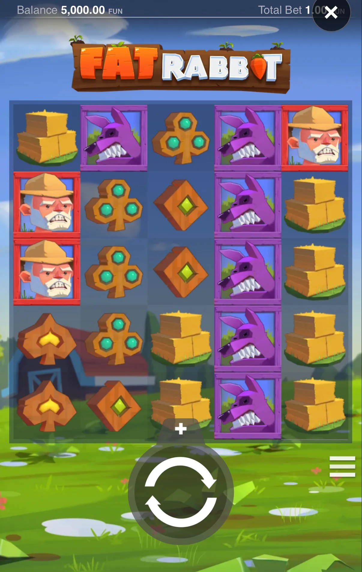 Fat Rabbit Slot Mobile 2 Background Image