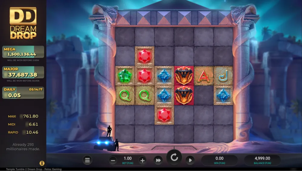 Temple Tumble 2: Dream Drop Background Image