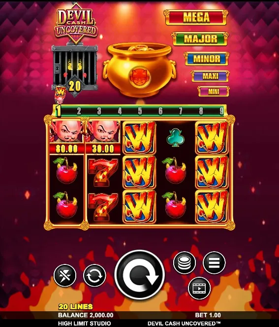 Devil Cash Uncovered Slot Mobile 1 Background Image