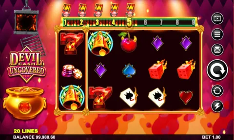 Devil Cash Uncovered Slot Mobile 3 Background Image