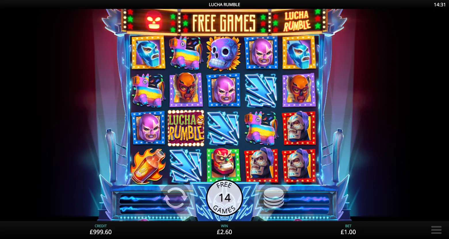 Lucha Rumble Slot Scatter Symbols 2 Background Image