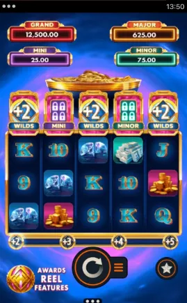 Gold Fusion Extra Wild Madness Slot Mobile 1 Background Image