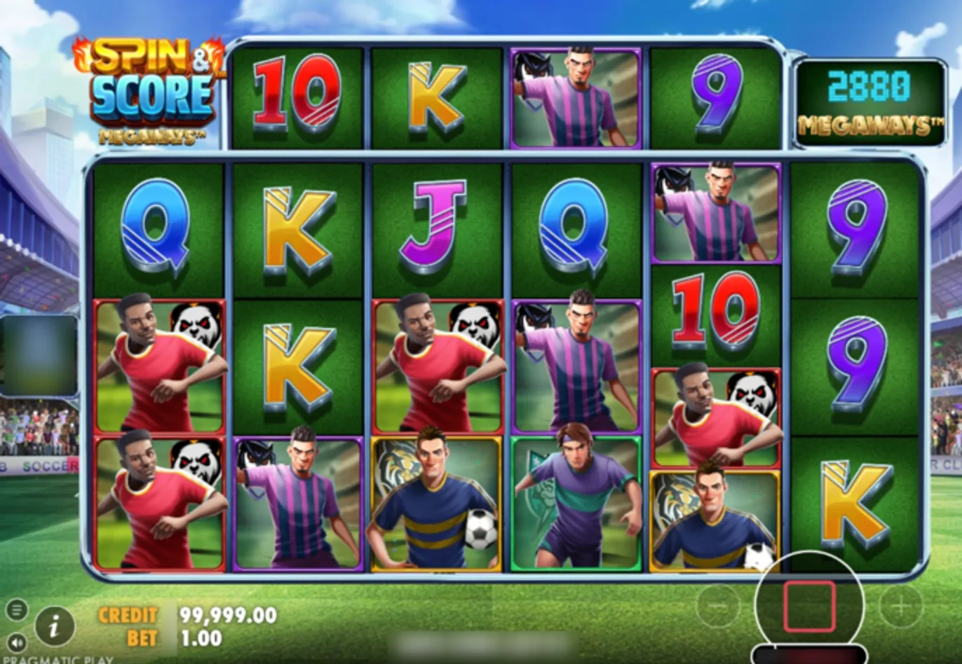 Spin & Score Megaways Slot Theme
