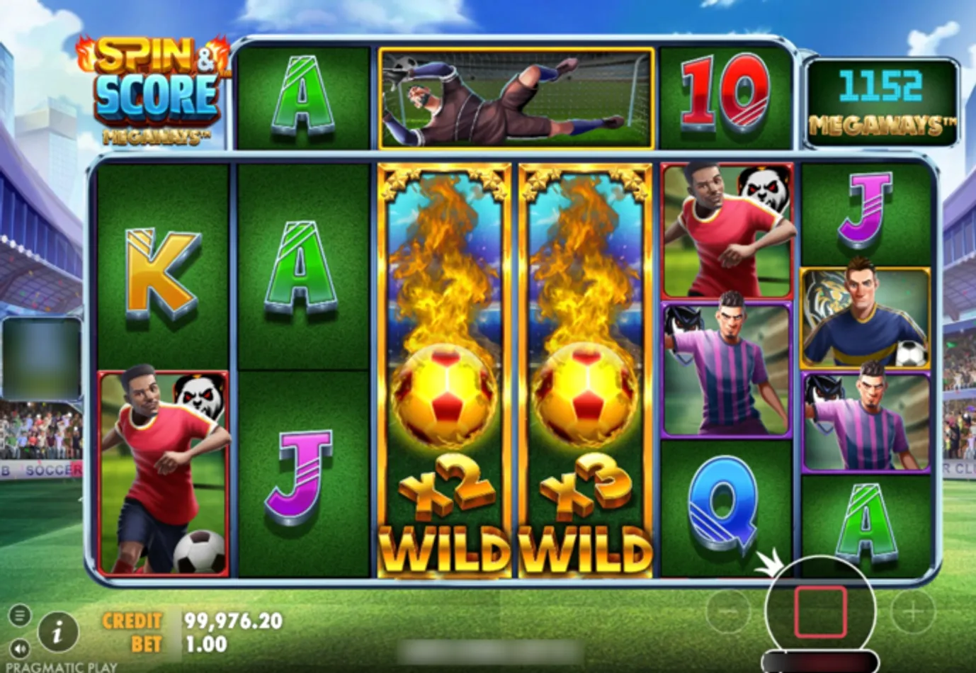 Spin & Score Megaways Slot Wild Symbols