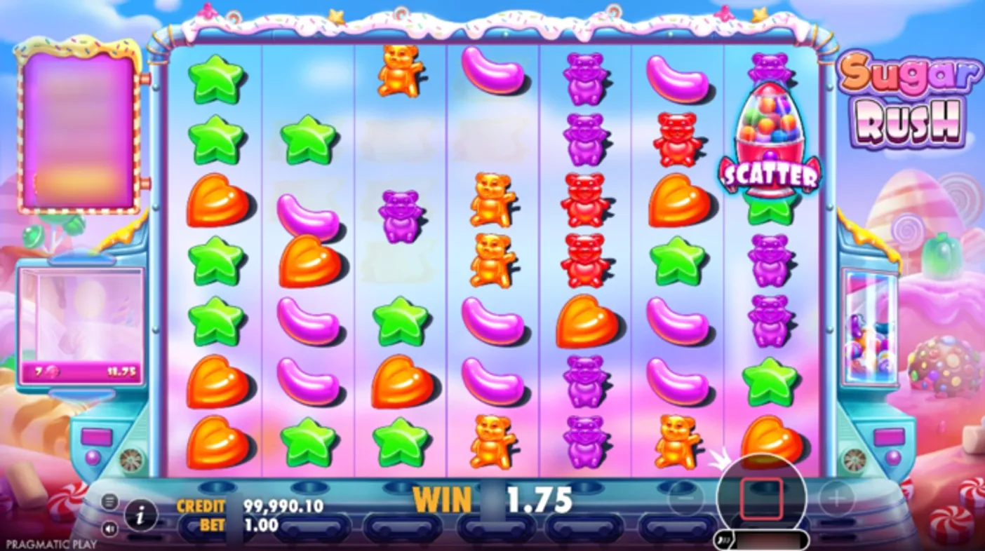 SugarRush Slot Tumble Mechanic