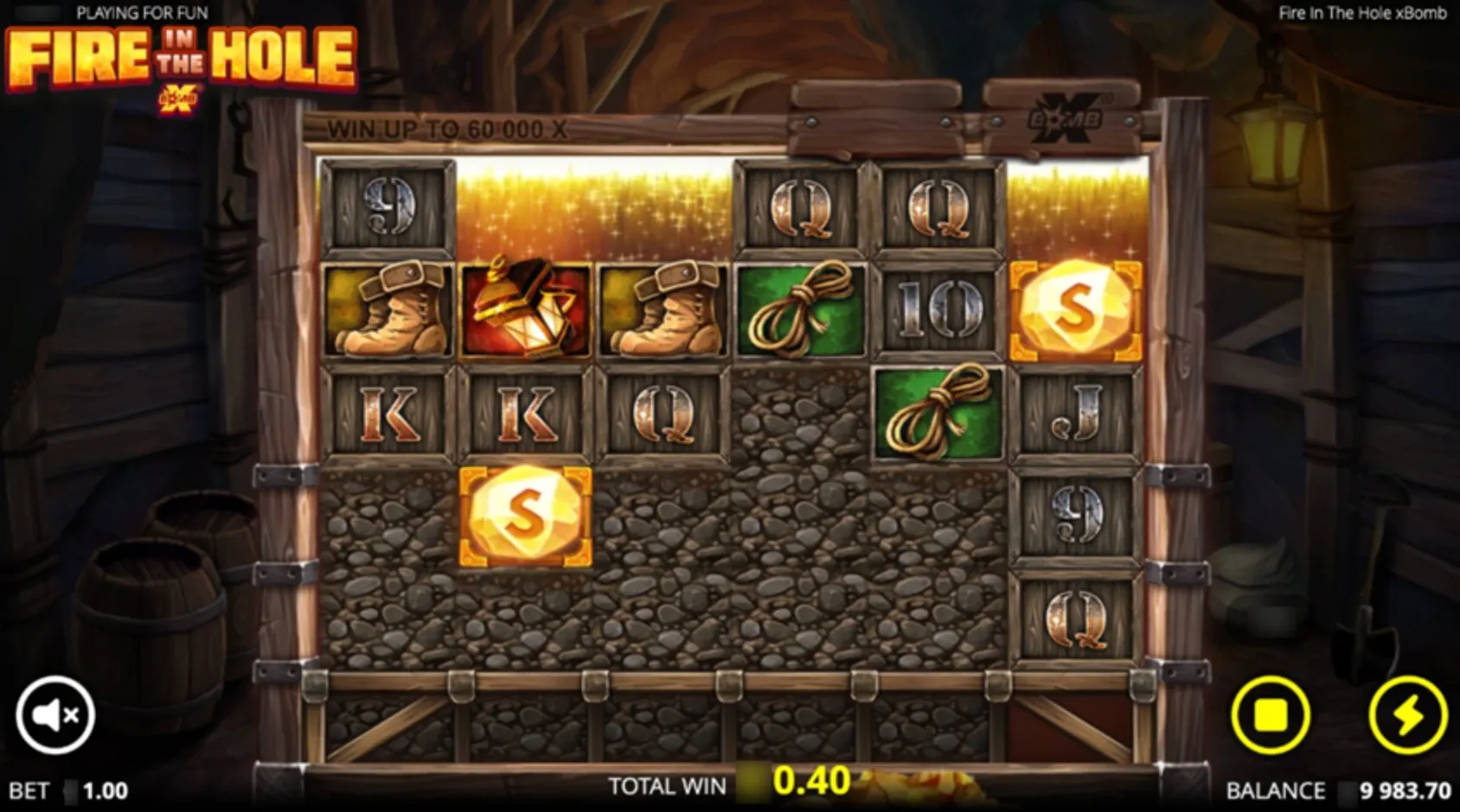 Fire in the Hole Slot Scatters