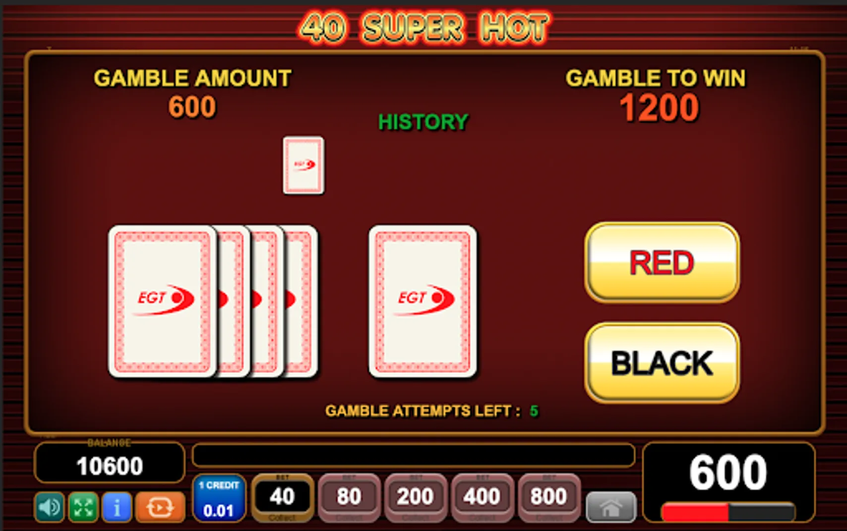 40 Super Hot Slot Gameplay