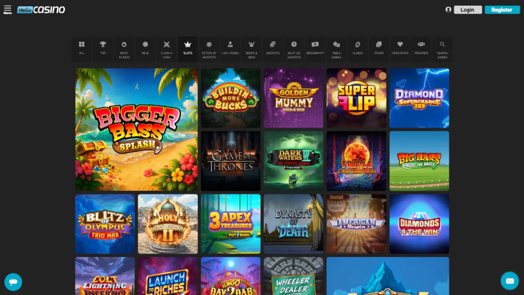 Hello Casino Online Slots