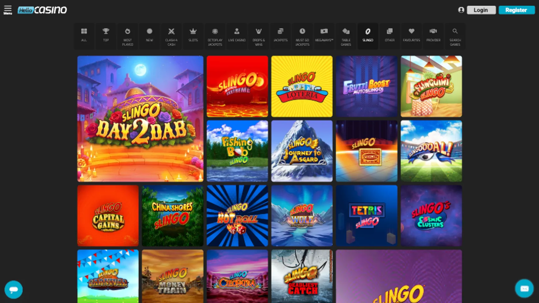 Hello Casino Exclusive Games