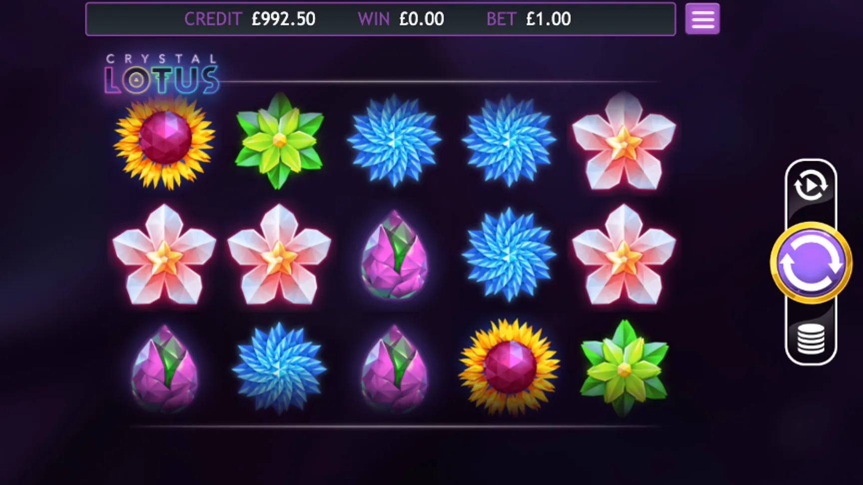 Crystal Lotus Slot Theme