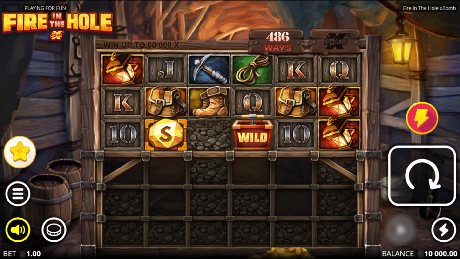 Fire in the Hole Slot Theme