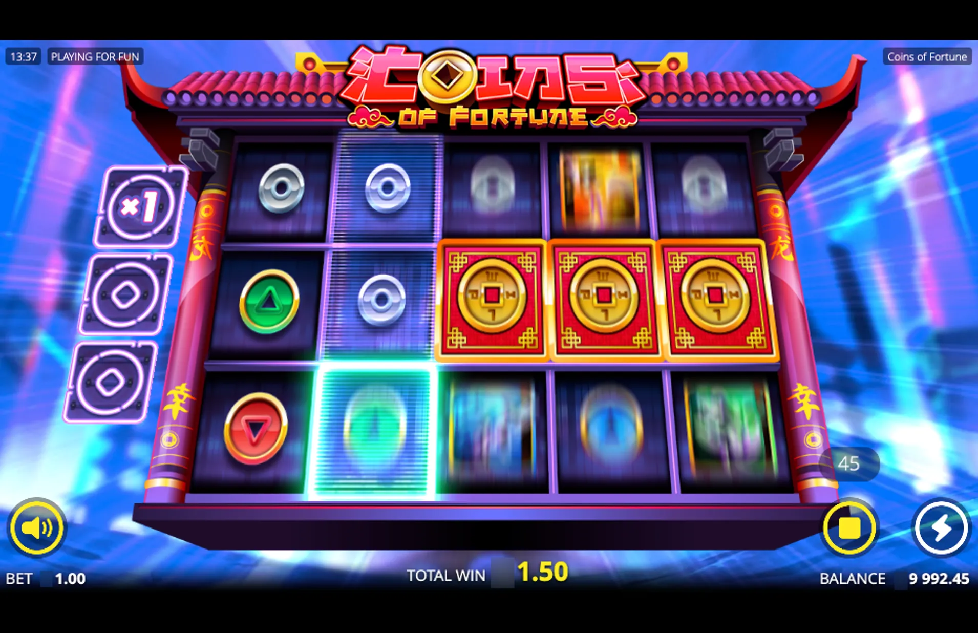 Coins of Fortune Slot Lucky Respins