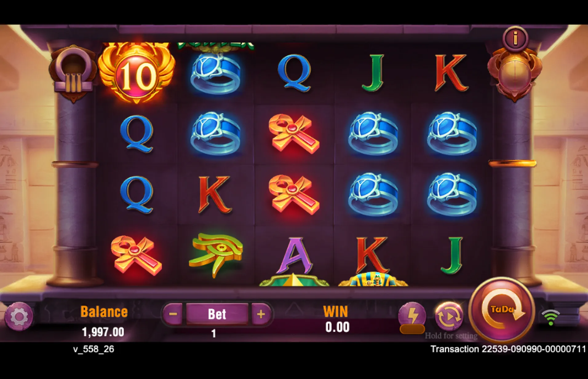 Rise of Egypt Slot Nudge Symbol