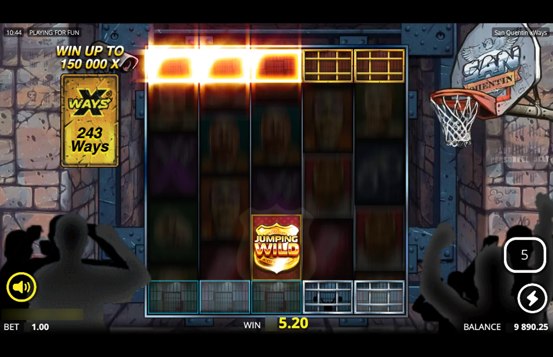San Quentin Slot Jumping Wilds