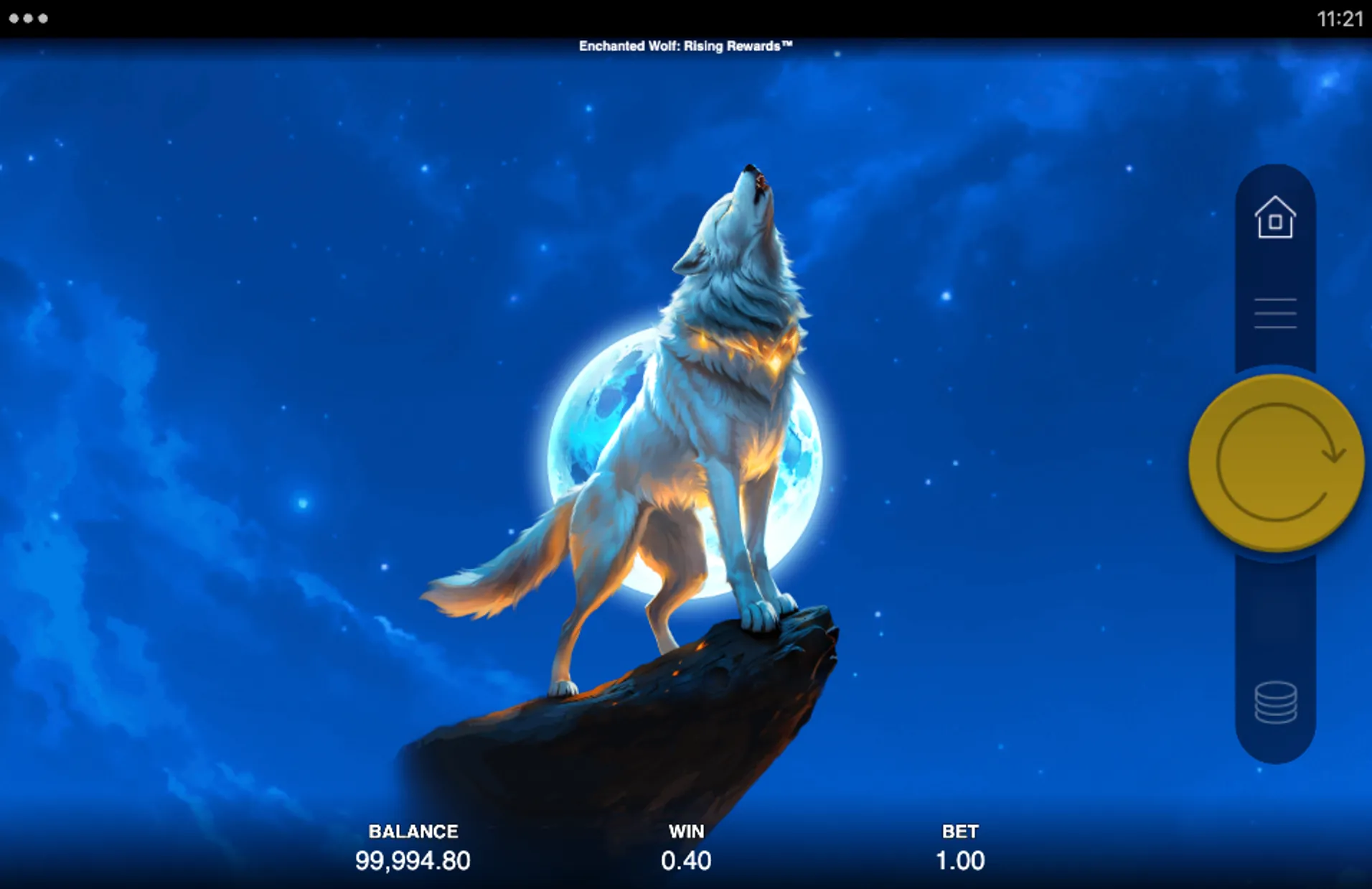 Enchanted Wolf Rising Rewards Slot Graphics