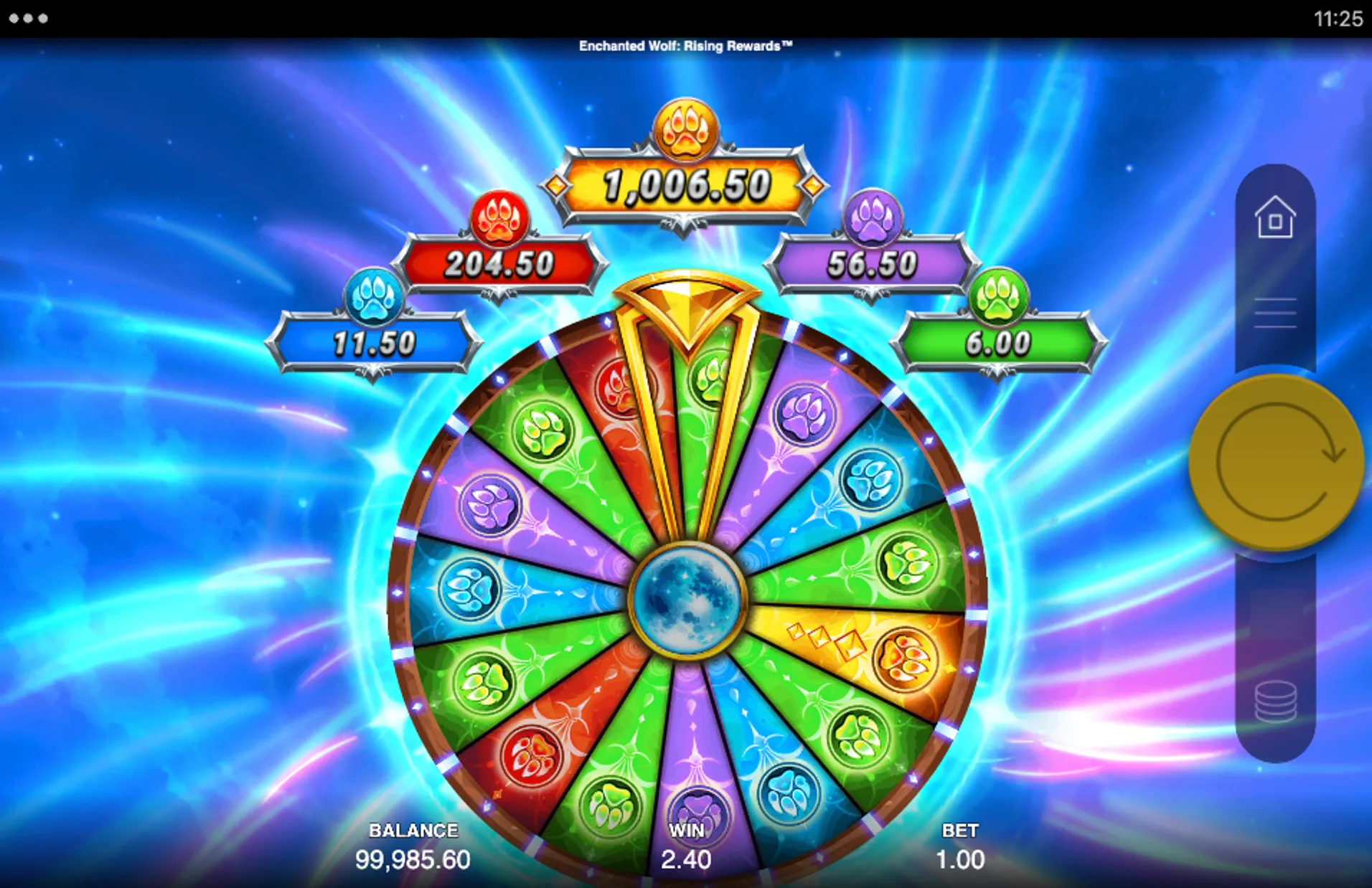 Enchanted Wolf Rising Rewards Slot Testing