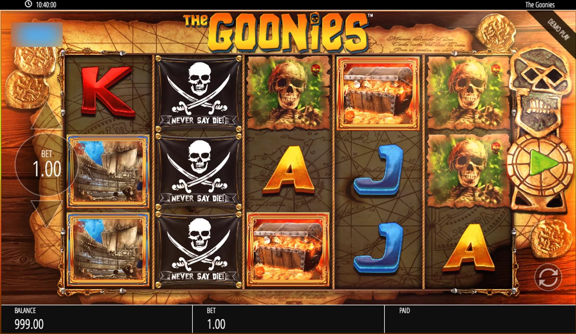Blueprint Gaming Slots The Goonies